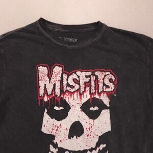 Misfits Band Short Sleeve Crew Neck Graphic T-Shirt Mens Size XS Black